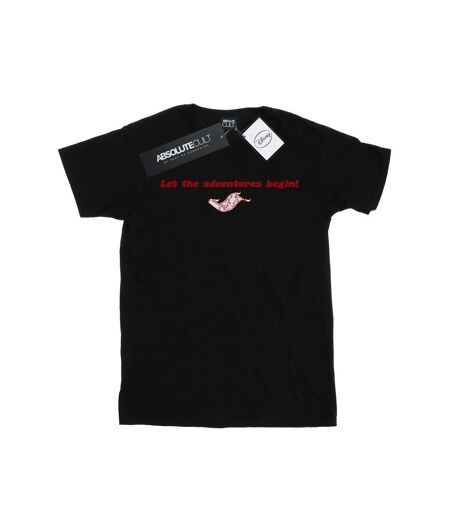 Disney - T-shirt ALADDIN LET THE ADVENTURES BEGIN - Femme (Noir) - UTBI17313