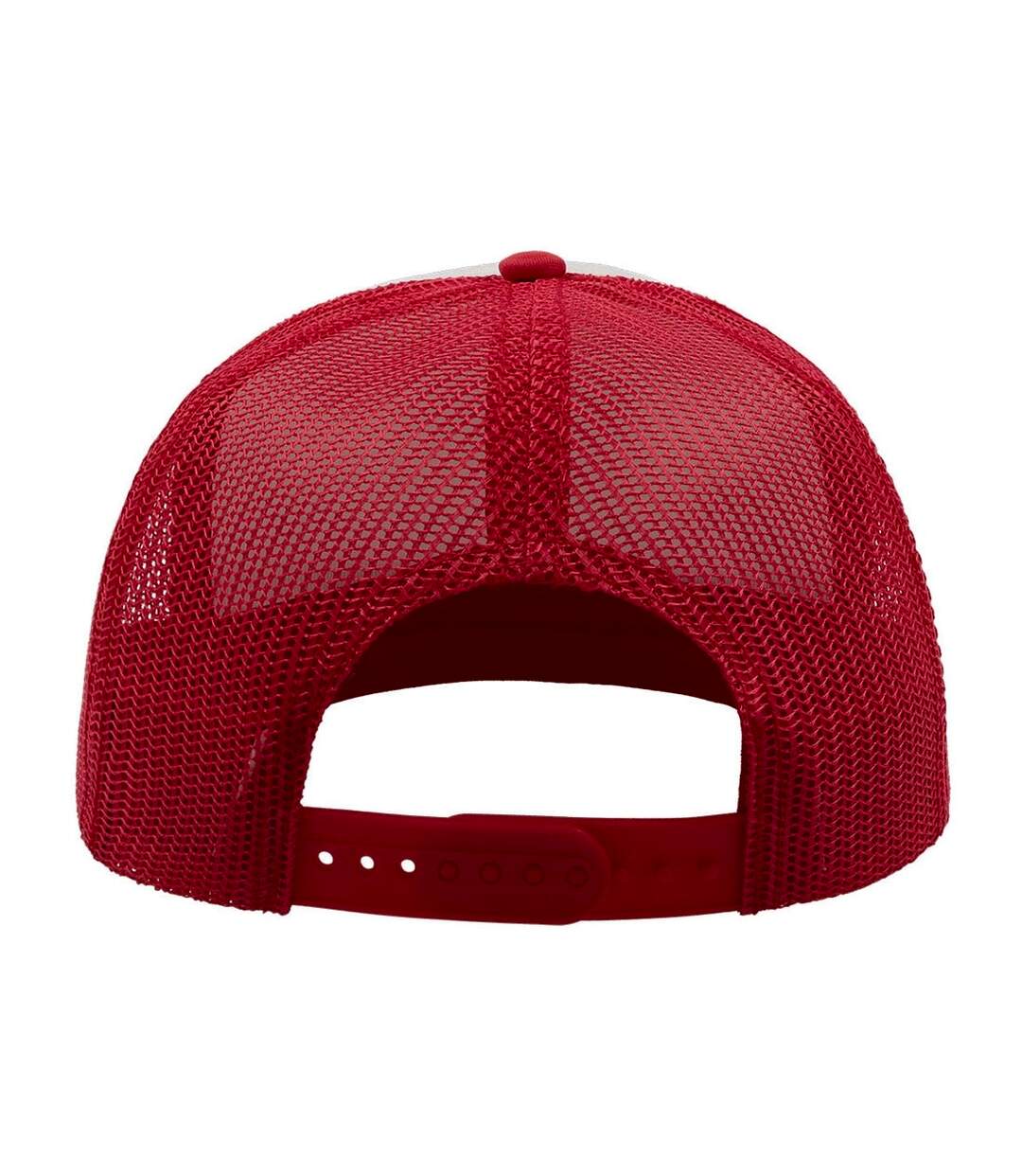 Casquette trucker snap 90s adulte blanc / rouge / noir Atlantis