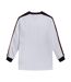 Mens panelled long-sleeved t-shirt brilliant white/black/fire whirl Umbro-2