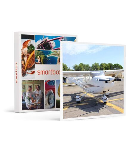 Pilotage en duo d'un avion de tourisme à Aix-en-Provence - SMARTBOX - Coffret Cadeau Sport & Aventure
