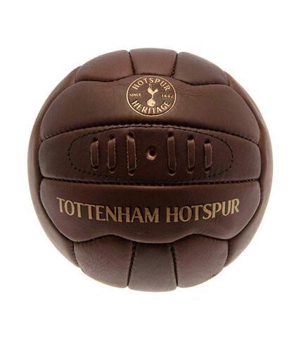 Tottenham Hotspur FC - Ballon de foot RETRO (Marron) (Taille 5) - UTBS738