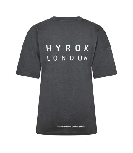 Womens/ladies Hyrox Performance Gym Top Dark Grey Puma