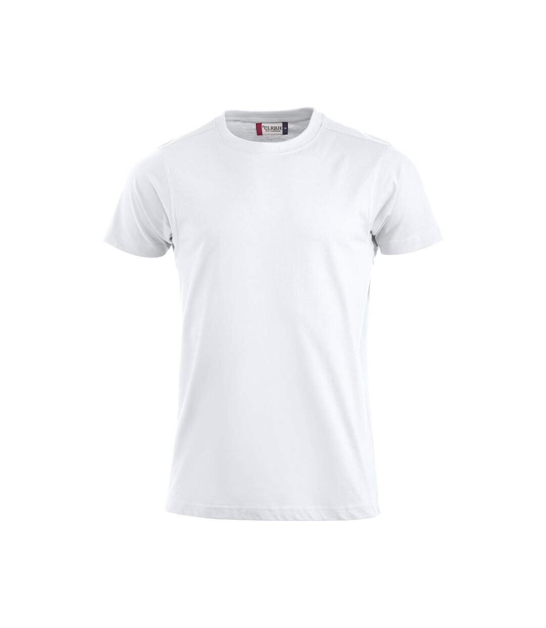 T-shirt premium homme blanc Clique-1