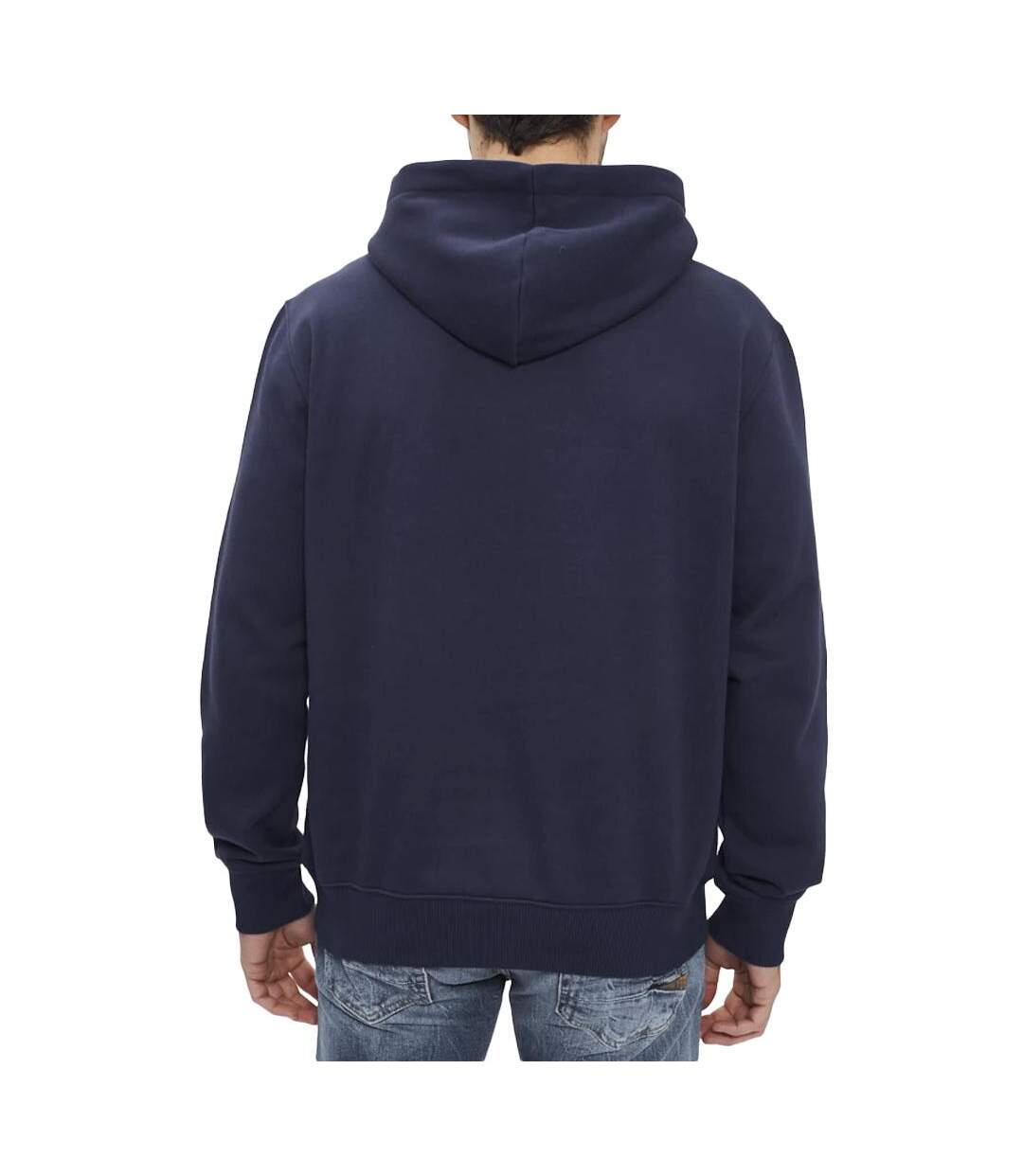 Sweat marine homme g-star raw logo hooded-2