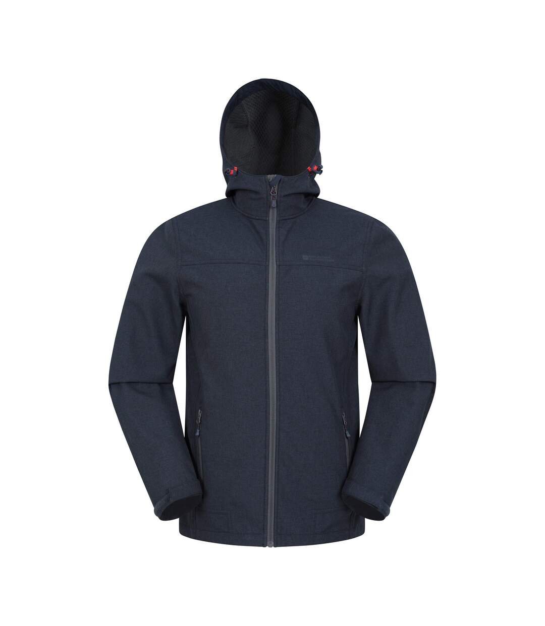 Mens Reykjavik Softshell Windproof Jacket Navy Mountain Warehouse-1