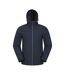 Mens Reykjavik Softshell Windproof Jacket Navy Mountain Warehouse-1