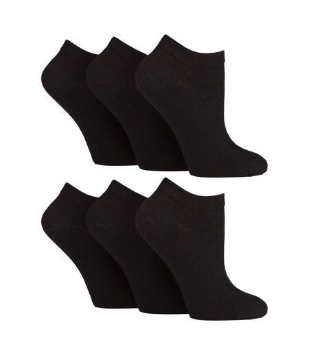6 Pack Diabetic Trainer Socks for Women | Extra Wide Ankle Socks