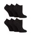6 Pack Diabetic Trainer Socks for Women | Extra Wide Ankle Socks-1