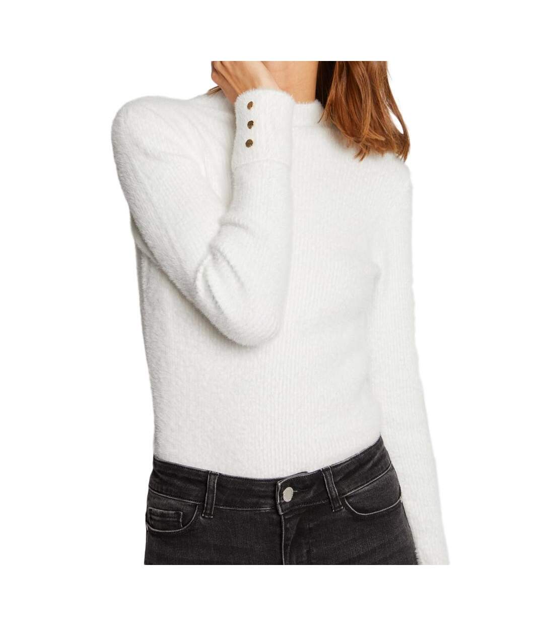 Pull blanc femme morgan morik-1