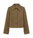 Womens/ladies Plain Relaxed Fit Jacket Olive Odd Muse-1