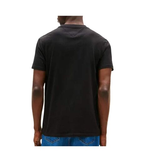 T-shirt noir homme tommy hilfiger tjm slim linear ches-dark
