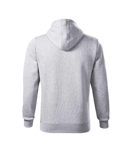 Sweat À Capuche Cape Homme Gris Clair Malfini