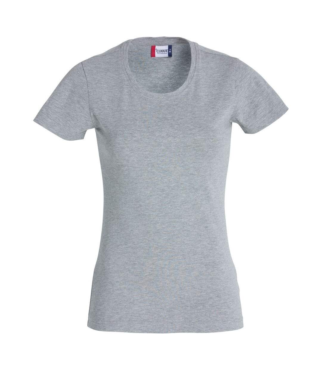 T-shirt carolina femme gris Clique-1