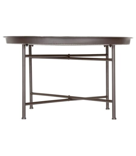 Table d'appoint en métal Instant - Diam. 65 cm - Gris