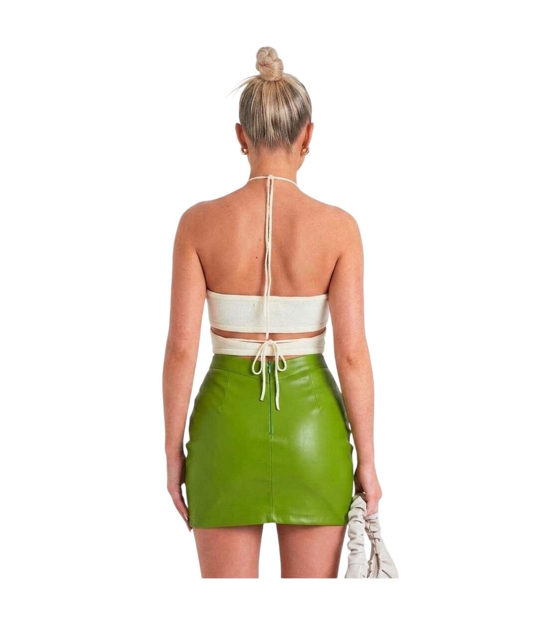Mini Jupe Femme Vert Missy Empire-2