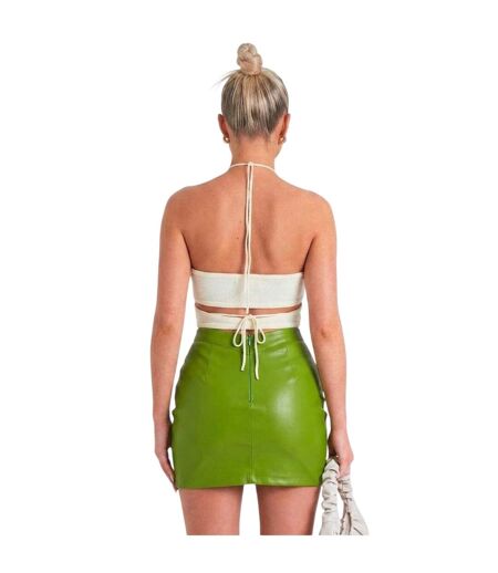 Mini Jupe Femme Vert Missy Empire