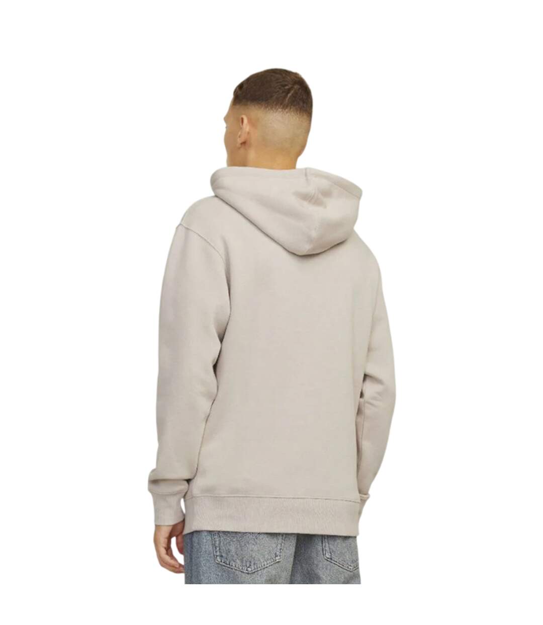 Sweat À Capuche Elegacy Homme Beige Jack And Jones-3