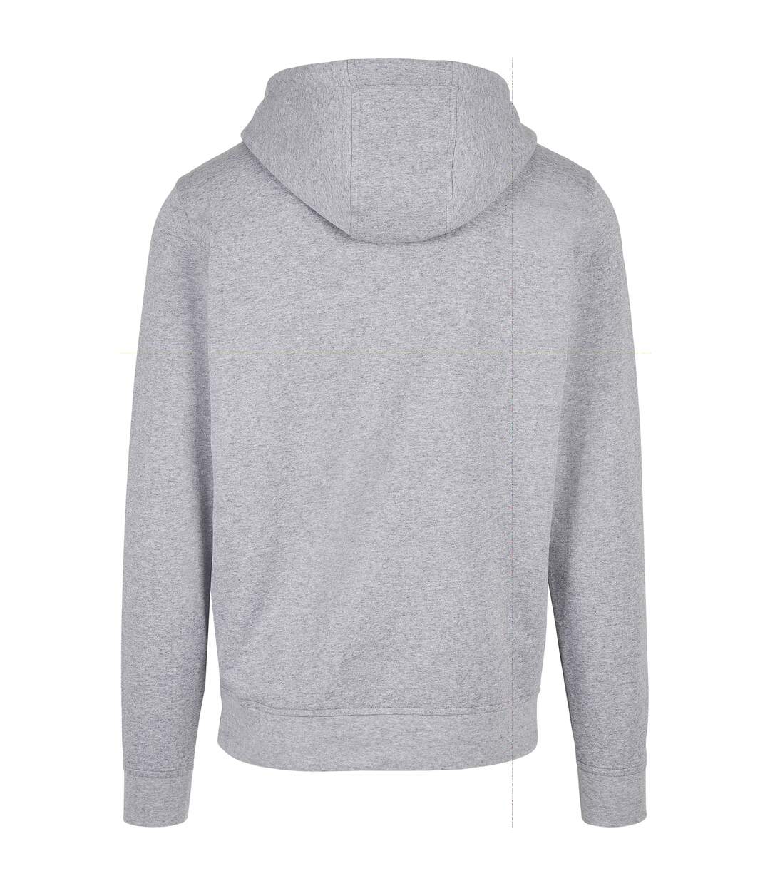 Build Your Brand Mens Basic Hoodie (Heather Grey) - UTRW8025-3