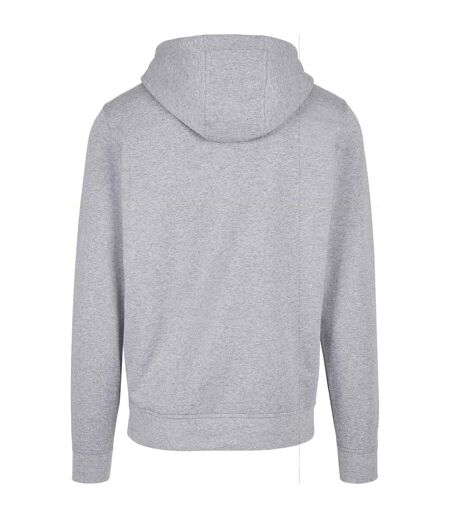 Build Your Brand Mens Basic Hoodie (Heather Grey) - UTRW8025