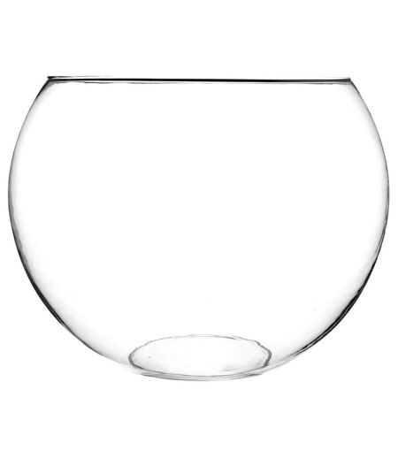 Vase en Verre Boule 30cm Transparent