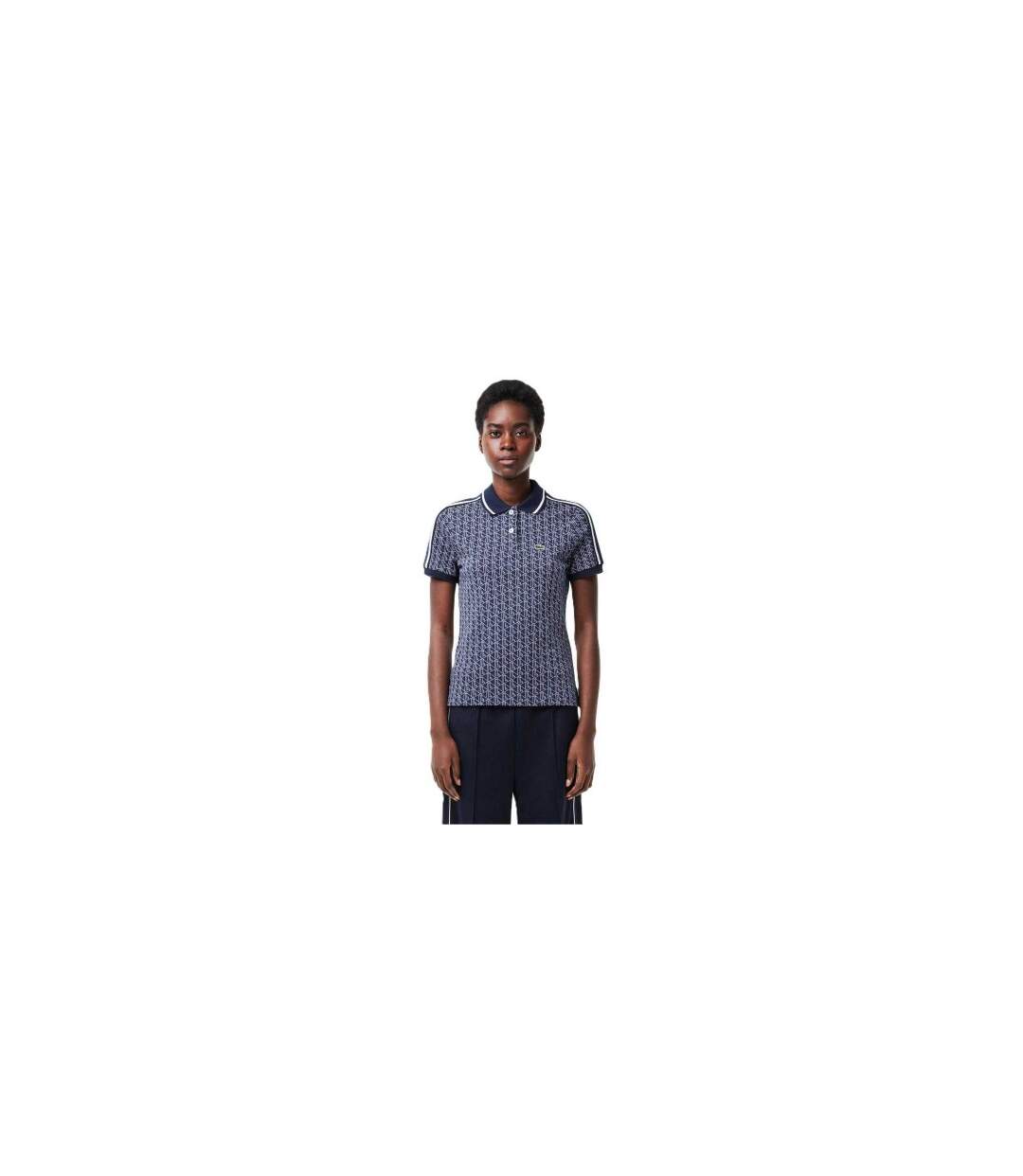 Polo Manches Courtes Femme Bleu Méthyle Lacoste-1