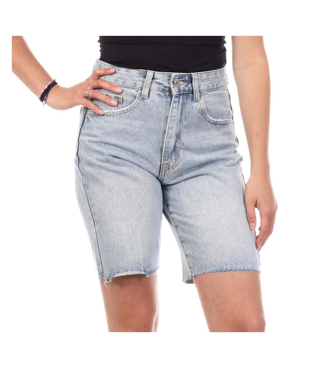 Bermuda bleu femme monday premium 3222-1