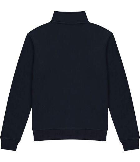 Mens Quarter Zip Sweatshirt Navy Blue Kustom Kit