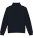 Mens Quarter Zip Sweatshirt Navy Blue Kustom Kit-2