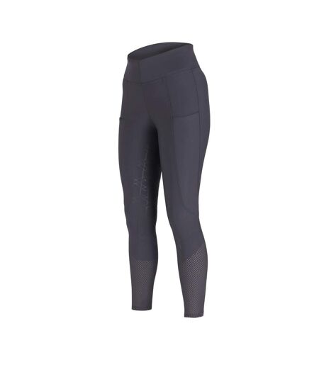 Collant d´équitation optima air femme noir Aubrion