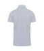 Kariban Mens Piqué Stud Front Polo Shirt (Oxford Grey)