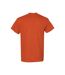 T-shirt Manches Courtes Homme Orange Chiné Gildan-2