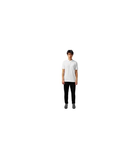 Polo Motif/style Logo Rectangulaire Passenger Homme Blanc Boss