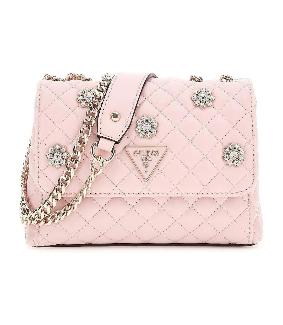 Sac à bandoulière rose clair femme guess xbody-1