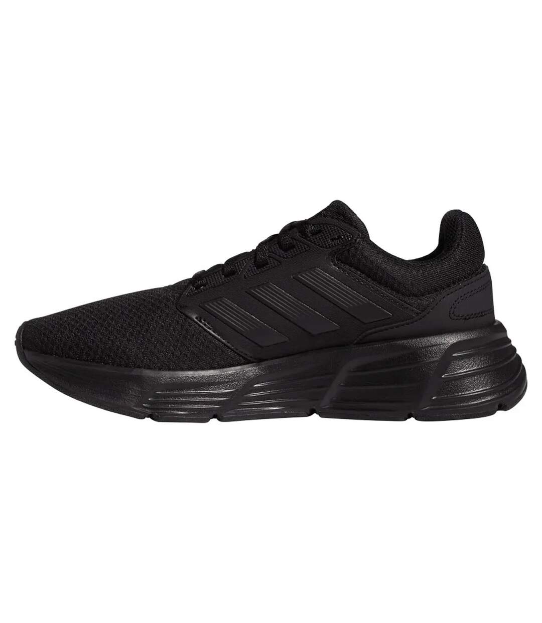 Womens/ladies galaxy 6 running trainers black Adidas-3