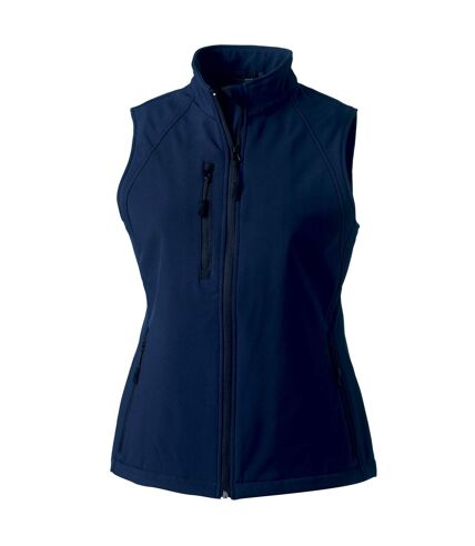 Russell Ladies/Womens Soft Shell Breathable Gilet Jacket (French Navy) - UTBC1512
