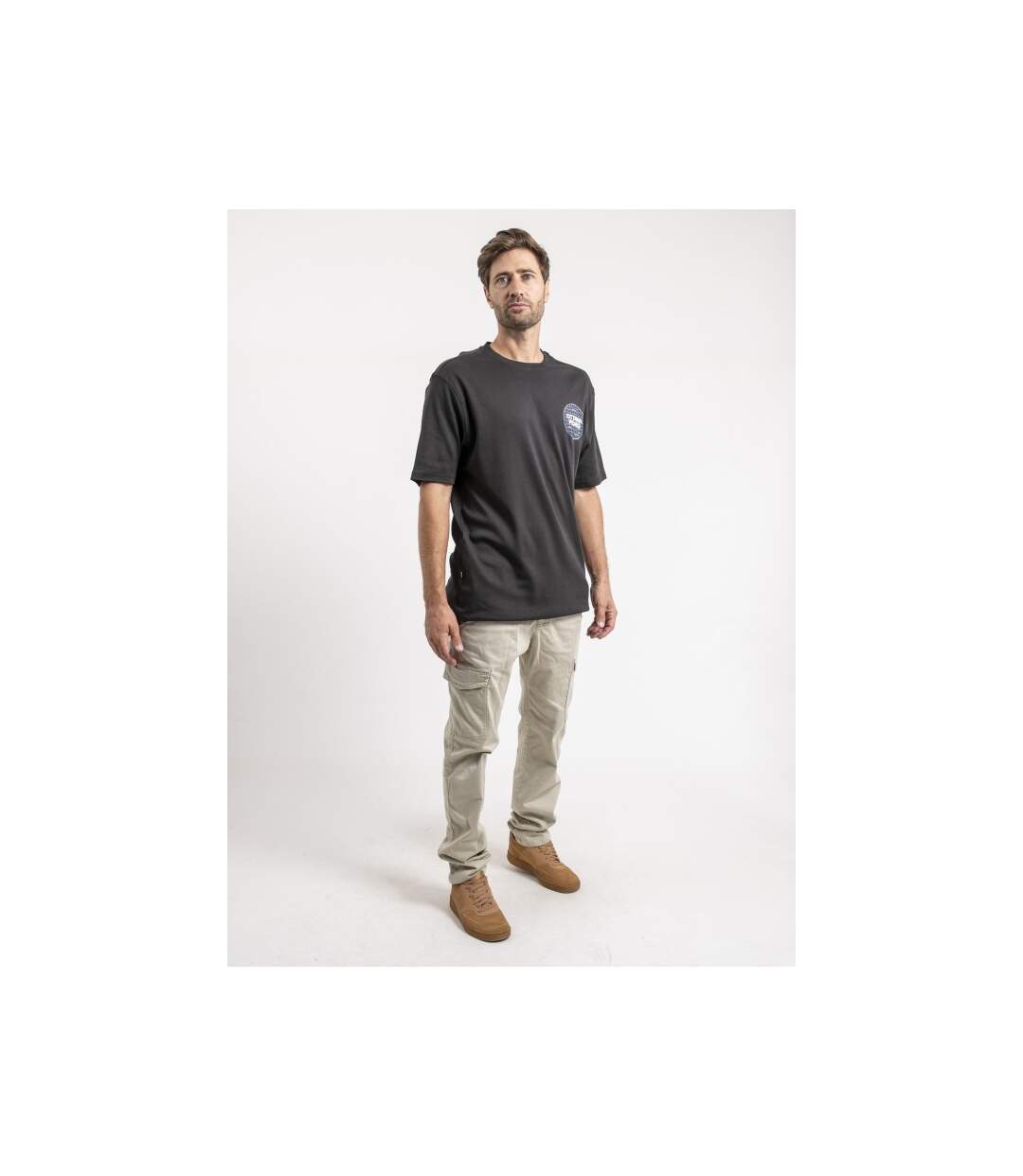 T-shirt manches courtes pur coton oversize JONGAME-4