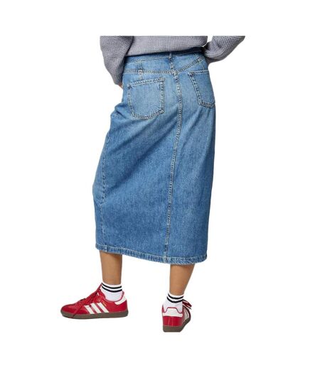 Jupe en jean bleu femme kaporal bertie