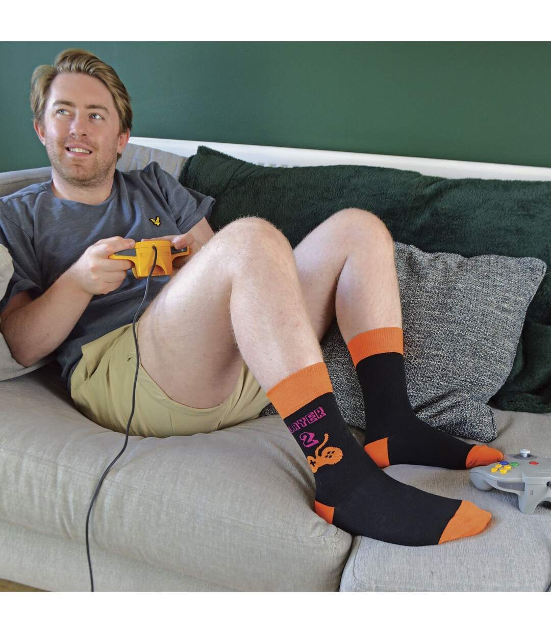 3 Pack Mens Retro Gaming Funky Novelty Video Game Socks-4
