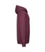 Sweat à capuche premium homme bordeaux Fruit of the Loom