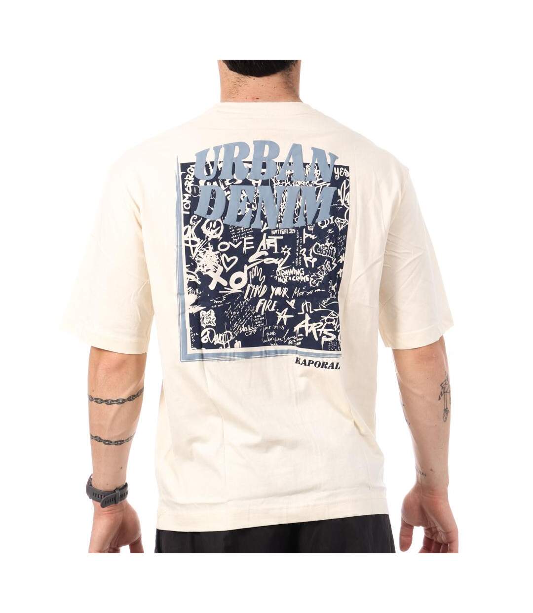 T-Shirt blanc homme kaporal jokine-2