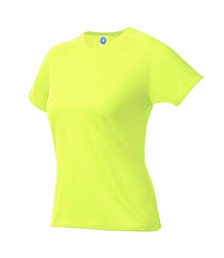 T-shirt Femme Jaune Fluo Starworld