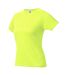T-shirt Femme Jaune Fluo Starworld-1