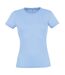 SOLS Womens/Ladies Miss Short Sleeve T-Shirt (Sky Blue)