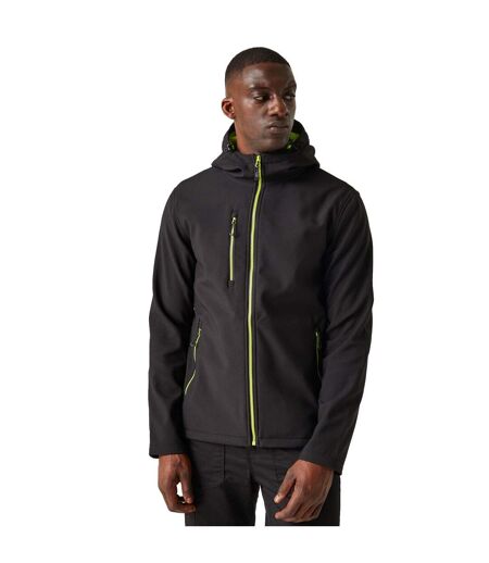 Veste Softshell Navigate Homme Noir Vert Citron Regatta