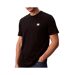 T-Shirt noir homme calvin klein jeans badge 30s jersey-bright - l-1