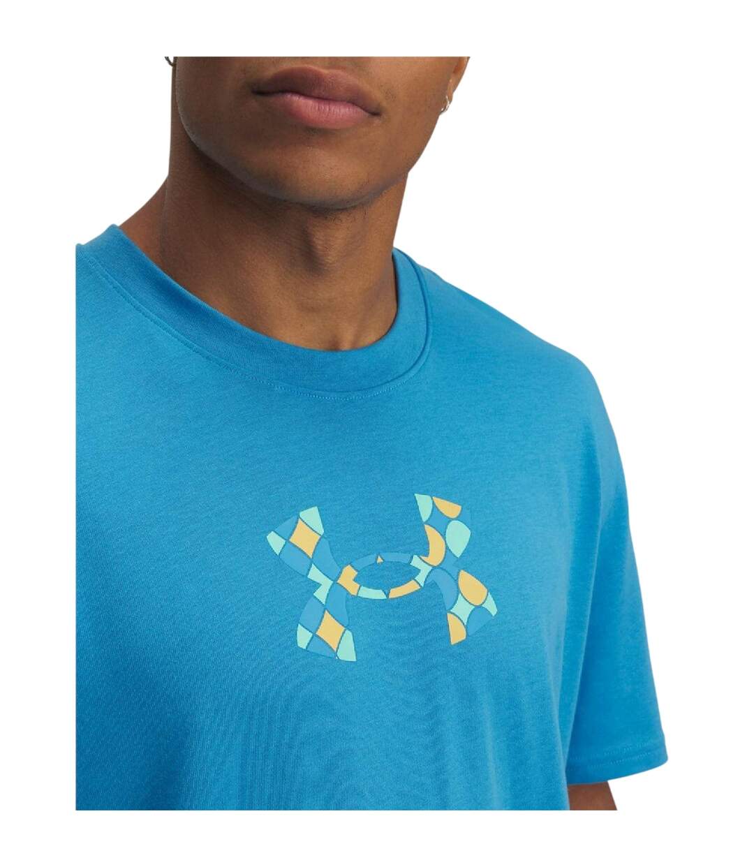 T-shirt Motif/style Vacances Homme Bleu Under Armour-3