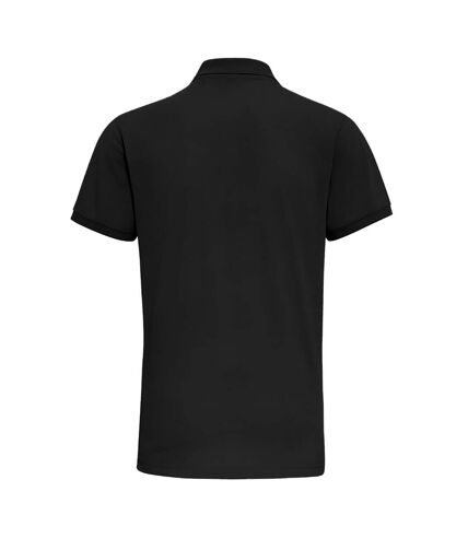 Asquith & Fox Mens Short Sleeve Performance Blend Polo Shirt (Black) - UTRW5350