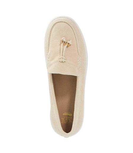 Mocassins Motif/style À Franges Gasket Femme Taupe Dune London