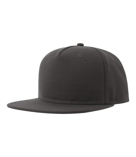 Casquette Ajustable Five-s Gris Foncé Atlantis Headwear