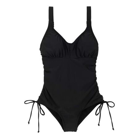 Womens/ladies alinae plain one piece swimsuit black Regatta